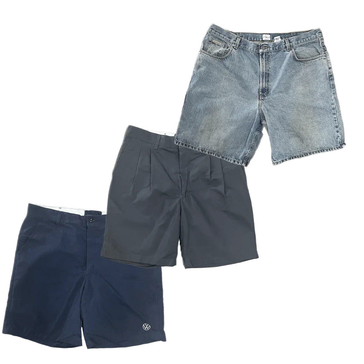 50x BRANDED COTTON/DENIM SHORTS
