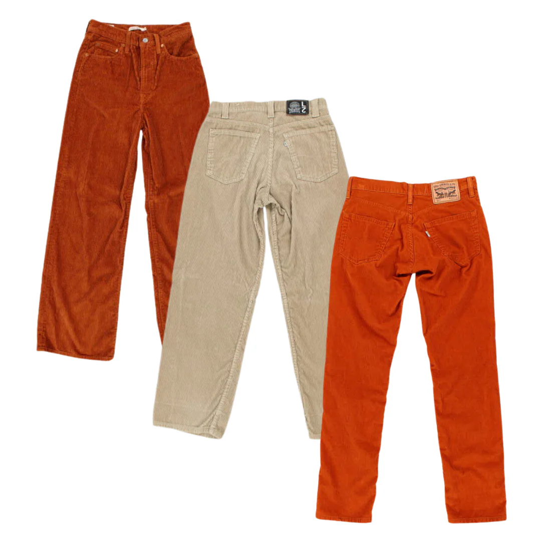 50x LEVI'S LEE WRANGLER WOMEN'S CORDUROY JEANS