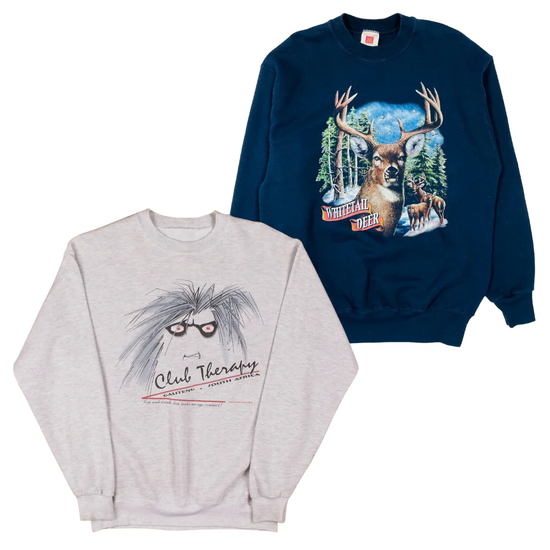 50x VINTAGE GRAPHIC SWEATSHIRTS